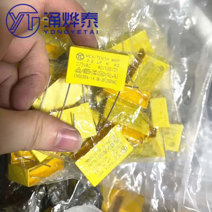 2PCS X2 Safety Capacitor 275VAC 1.0UF 2.2UF 1.5UF Fan Induction Cooker Capacitor