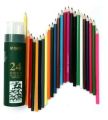 M&G 24pcs Art Colored Pencils Professional Painting stationery for Drawing Supplies 24 pcs. 