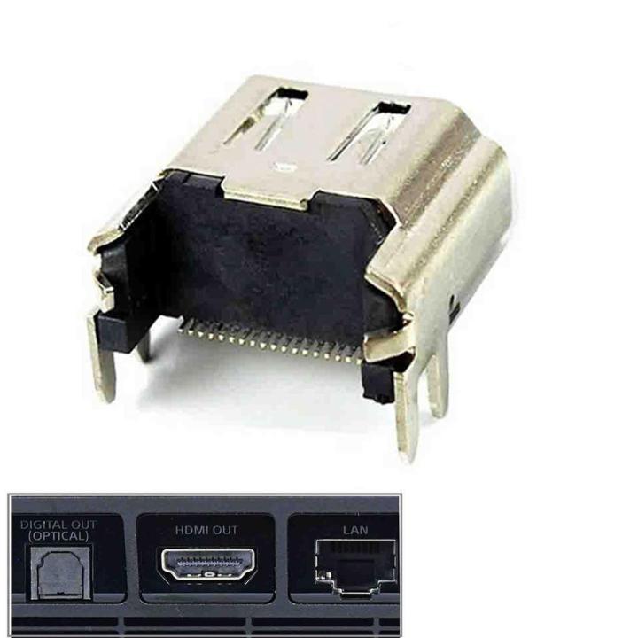 New HDMI Port Display Socket Interface Connector Socket Replacement Parts For PS4