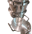 Cooking Pot set Made in Pakistan 5 Cooking Pots with different Sizes Width 8" 9" 10" 11" 12". 