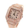 Watches For Men Women Hiphop Full Iced Out Watches Hip Hop Ropper Gold Rhinestone Quartz Wristwatch Relojes Para Mujer. 