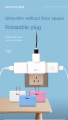 3 In 1 Universal Rotating Wall Socket and | 2 Pin Shoe Male Plug Switch | For Homes Offices Travel Kitchen. 
