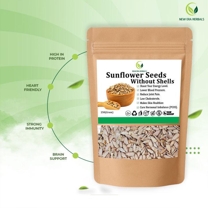 Seed Without Shell New Era Herbals Sunflower Seeds Without Shell 250g | Daraz.pk