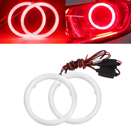 Angel eye headlight ring universal 80mm for car and bike