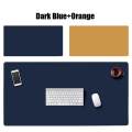 【IKE】Soft Modern Desktop Laptop Large Leather Double-sided Mouse Pad Table Mat. 