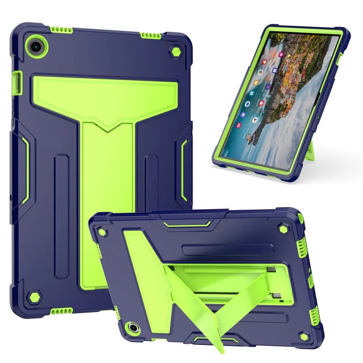 Kids Friendly Case For Samsung Galaxy Tab A9+Plus 115G SM-X210/X216B 8.7 SM-X110 Kicktand Tablet Cover Hybrid Shockproof Funda