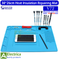 MECHANIC mobile phone computer repair workbench table mat multifunctional magnetic ESD 500℃ temperature heat insulation silicone mat For Mobile Repairing Mat Cell Phone Repair Tool by Electrica. 