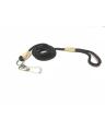 Rope Leash for Dogs-Black. 