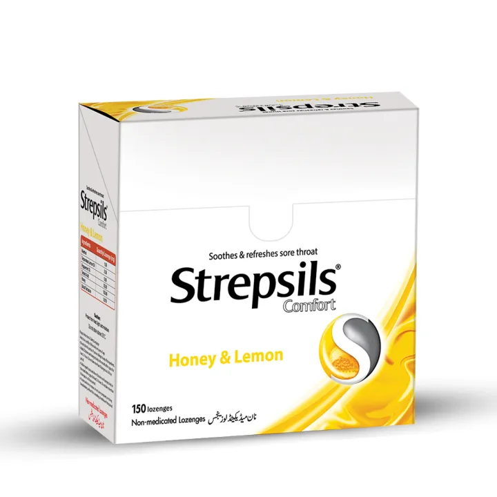 Strepsils%20Lozenges%20Honey%20&%20Lemon%2015%20Strips%20-%20Image%202