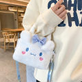 Kawaii Sanrio Plush Bag Kuromi Handbag Shoulder Bag Anime Stuffed Backpack Girls Children Gifts Lonni. 