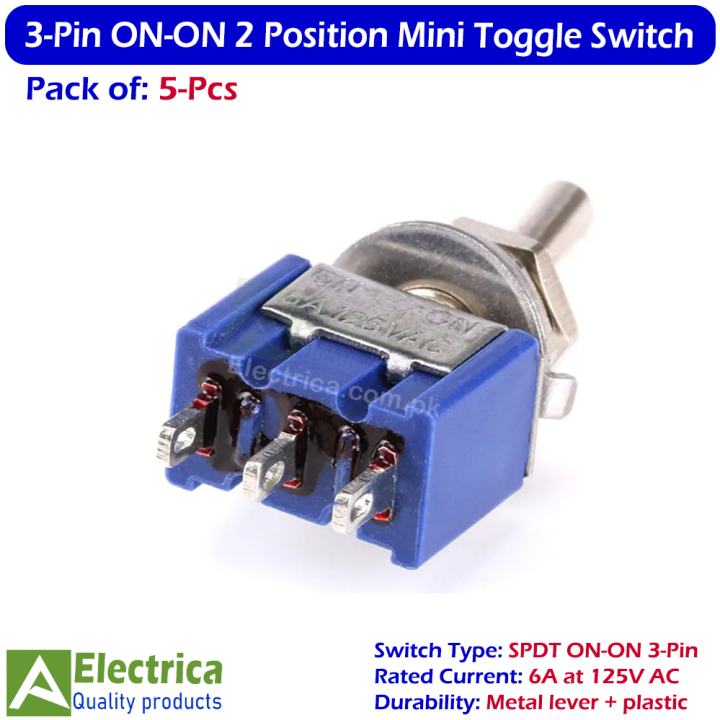 5Pcs%20Blue%20Mini%20Toggle%20Switch%203-Pin%20ON-ON%202%20Position%20SPDT%206A%20125V%20for%20DIY%20&%20Electronics%20by%20Electrica%20-%20Image%202