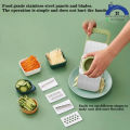 Vegetable Cutter | 5 in 1 Multifunctional Vegetable and Fruit Slicer | Stainless Steel Mandoline Chopper and Cutter. 