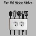Switch Board Kitchen Stickers Wall Decal, Wall Art Stickers, Decoration for Living Room, Vinyl Sticker. 