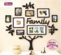 3D Wooden Wall Family Photo / Picture Tree With Picture Large Size Frames, Wooden Family Tree Photos Frame, Modern home decor Home Decore Stylish Wall Design Home Decoration Wall Hanging Wall Art For Gifts Wall Sticker Sets Decoration For Home Decor. 