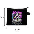 Anime Jojo Bizarre Adventure Coin Purse Kujo Kira Yoshikage KILLER QUEEN Wallets Credit Card Earphone Bag Holder Coin Bags Gift. 