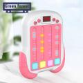 Educational Gaming Machine Portable Handheld Reaction Speed Training Game Console for Kids Adults Educational Light-up Track Game Machine Toy Fast Push Rhythm Hand-eye Coordination Game Device. 