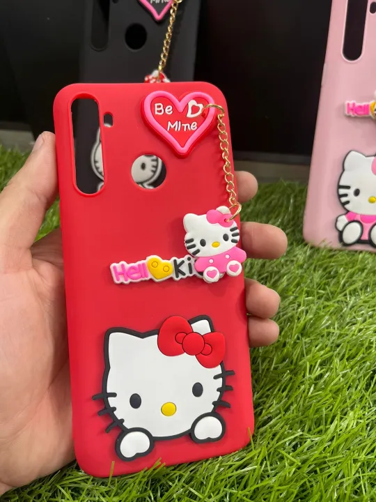 Realme_6i_key%20chain%20style_Hello%20Kitty%20cover_Mickey%20mouse%20case_Girls%20Fancy%20soft%20case_Realme_6i%20Girls%20Back%20cover%20-%20Image%204
