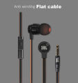 JBL T180A In-ear Headphones JBL PureBass Sound Earphones Wired Line-control 3.5mm Jack Earpieces Portable Headset. 