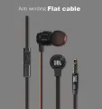 JBL T180A In-ear Headphones JBL PureBass Sound Earphones Wired Line-control 3.5mm Jack Earpieces Portable Headset. 