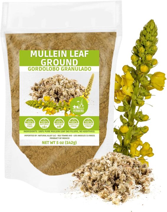 Premium Mullein Leaf Grounded 5 oz (142g)