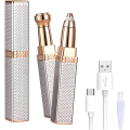 2in1 Square Body Rechargeable Uper-Lips and EyeBrows Hair Trimmer. 