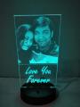 Customize 3D illusion lamp, Night Lamp, Decoration Piece, Customized Photo lamp, Customised gifts Golden Colour. 