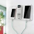 Transparent Acrylic Wall Mount Mobile Phone Charging Holder Stand AC Remote Holder 1/2/3/ Campartments. 