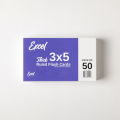 Flash Cards - Index Cards - Memo Cards Excel 3x5 Inches Ruled. 