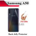 Samsung A50 Back Jelly Protector Clear Soft Protection Film Transparent Hydrogel Film Protector For Galaxy A50. 