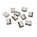 5pcs Mobile micro USB SMD data charging Connector jack. 