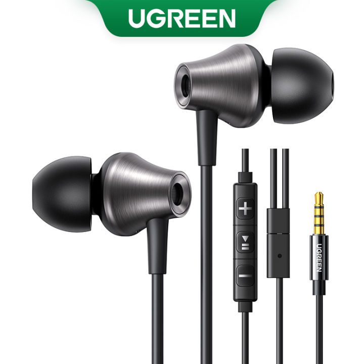 UGREEN 3.5mm Wired Earphones Type C in Ear Headphones with Microphone  HiFi Stereo USB C Earbuds Game Mobile Phone Computer For SAMSUNG Xiaomi Redmi Realme Infinix