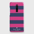 Xiaomi Mi 9T Cover Blue and dark pin lines Hard Cover- Design 15 Case. 