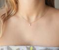 Womens Delicate Small Simple Star Necklace, Exquisite and Unique Jewelry, Pure Handmade For Girls. 