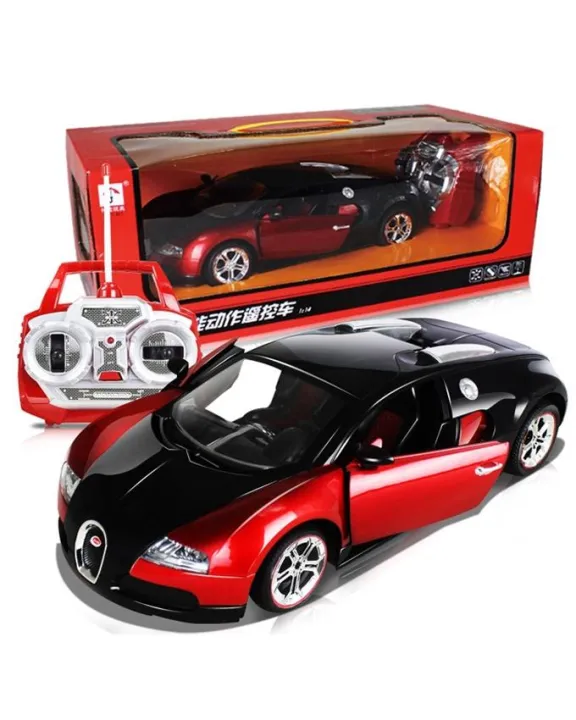 R/C%20Bugatti%20Car%20With%20Opening%20Doors%20Function%20-%20Rechargeable%20-%20Red%20-%20Image%202