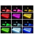 Car Interior Atmosphere Light 7 Color with Remote 12 LED On Each Strip 100% Orignal Same As Shown in Pictures , Car Interior Floor Decorative Atmosphere Light Remote Control RGB Light with Music Sensor. 