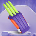Diamond Wolf Claw Retractable Toy Diamond Wolf Radish Claw Kids' Toy Wolf Paw Pop-up cosplay stress-relief gift toy for kids. 