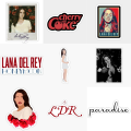 25/50pcs LANA DEL REY stickers of all albums mixed of famous singer spotify aesthetic cherry red coquette dark pinterest. 