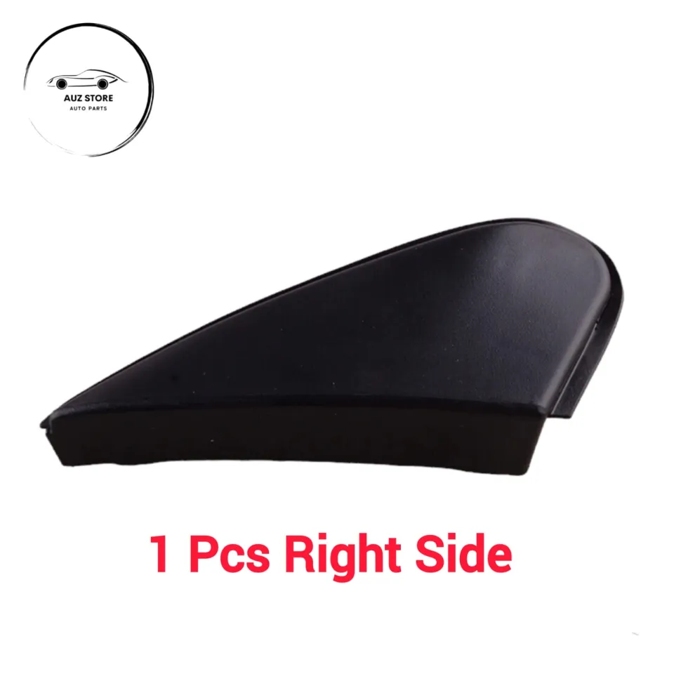 Pair Black Side Mirror Corner Triangle Covers For Toyota Corolla 2014-2016
