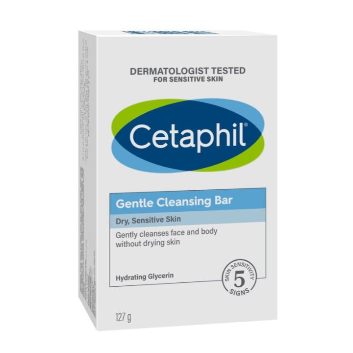 Cetaphil Gentle Cleansing Bar for Dry, Sensitive Skin-127g