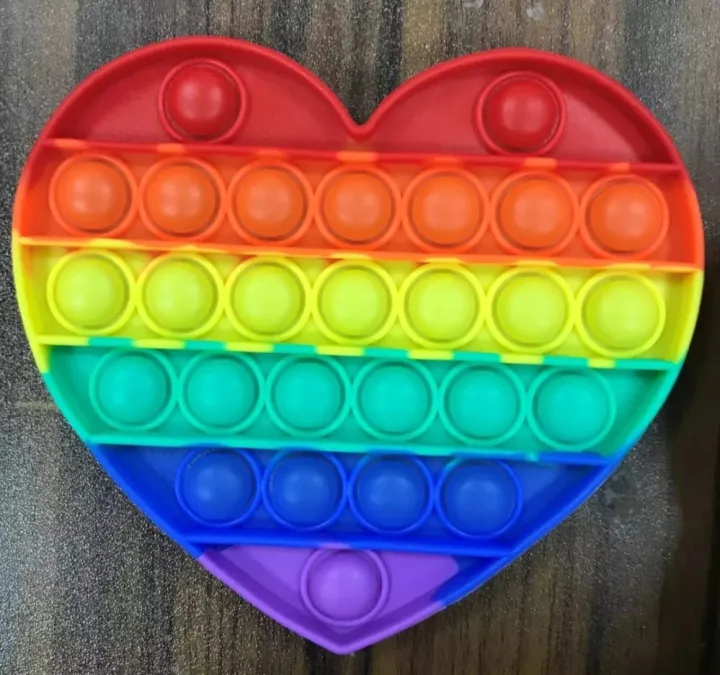 Push%20Pop%20Bubble%20Fidget%20Spinner%20Pop%20It%20Silicone%20Toy%20-%205%20inches%20-%20Rainbow%20in%20different%20shapes%20-%20Image%205
