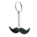 Keychain - Mustache Keychain (Black Mustache) | Best Quality Mustache Keychain Key Ring Beard Key Chain Key Holder | Plastic Material. 