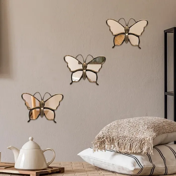 3%20Piece%20Butterfly%20Wall%20Mirror%20Set%20For%20Wall%20Decorations%20Home%20Decoration%20-%20Image%202
