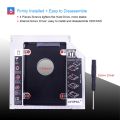 Universal 2nd HDD Caddy 12.7MM SSD HDD Case Enclosure For Laptop DVD-ROM CD-ROM. 