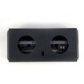 Technology Box, Conference Black Table Connectivity Hydraulic Pop Up Box Power Center with Multi Sockets & USB Charging. 