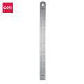 Deli Metal Ruler Silver 15/20/30cm Stainless Steel Straight Rulers Functional Mapping Tool School Office Drawing Supplies. 