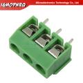 10PCS KF7.62 KF103 KF126 KF128 KF129 KF300 KF301 KF350 connector screw terminal block connector 2PIN 3PIN Green Blue. 