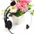 Tookie 4-Pin RJ11 Corded Telephone Headset Call Center Operator Monaural Headphone. 