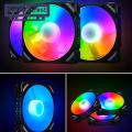 Green forest CPU Cooler Fan Large Air Volume Desktop Computer Case CPU Air Cooling Fan. 