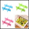 8pcs  DIY Plastic Grid Drawer Dividers Adjustable Sock Underwear Dresser Organizers for Stationary Storage. 