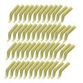 50Pcs/Lot Carp Fishing Hook Sleeve Hair Rig Line Aligner Soft Anti Tangle Fishing Kickers / Line Aligners Accessories. 